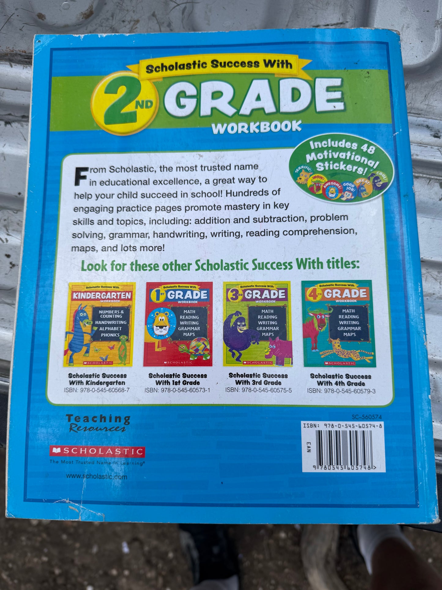 Scholastic books grade 2 work book for kids. Scholastic Success with 48 stickers new book…