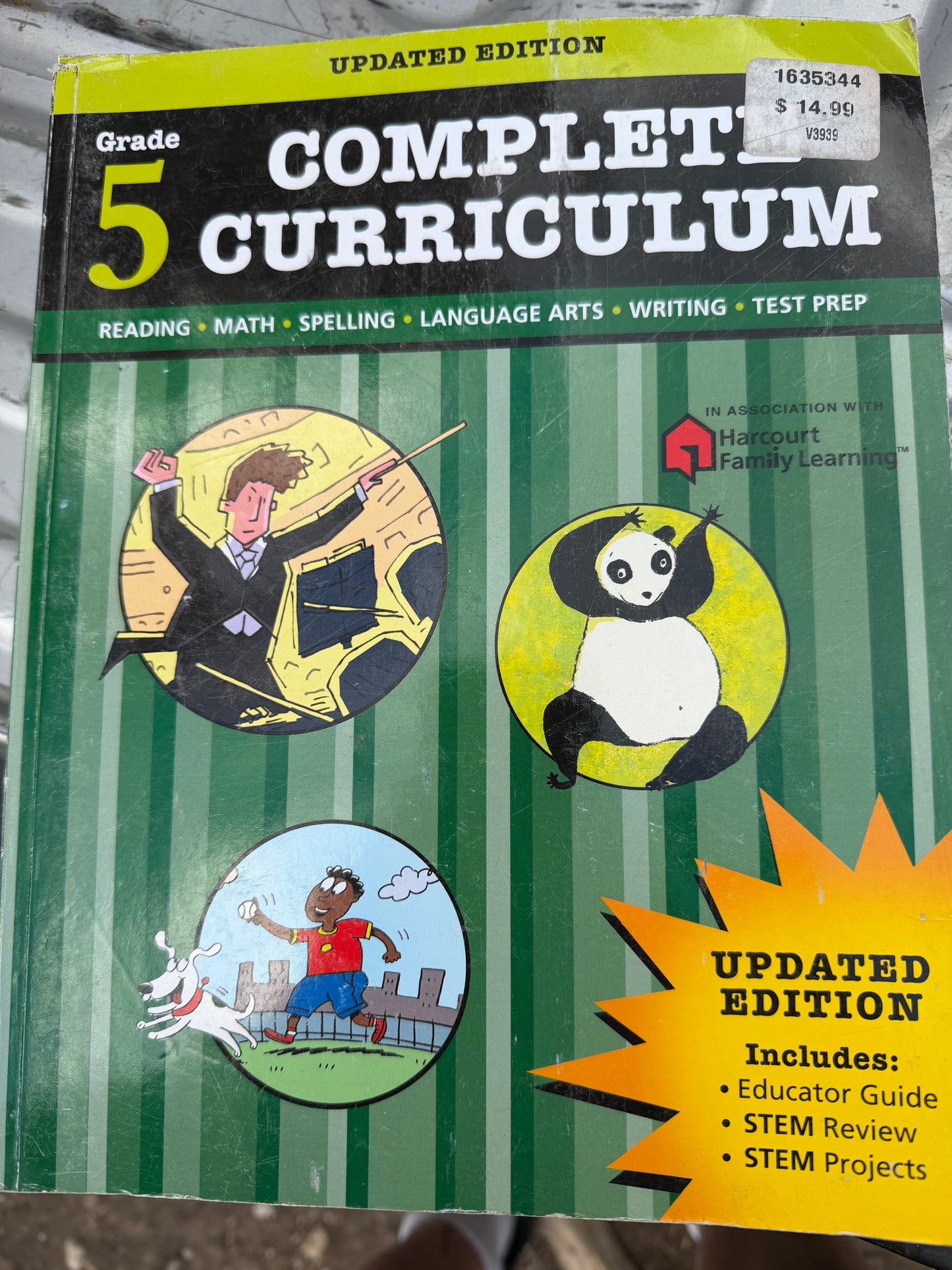 Complete Curriculum For 5 grade school work book. All areas of scope for kids….