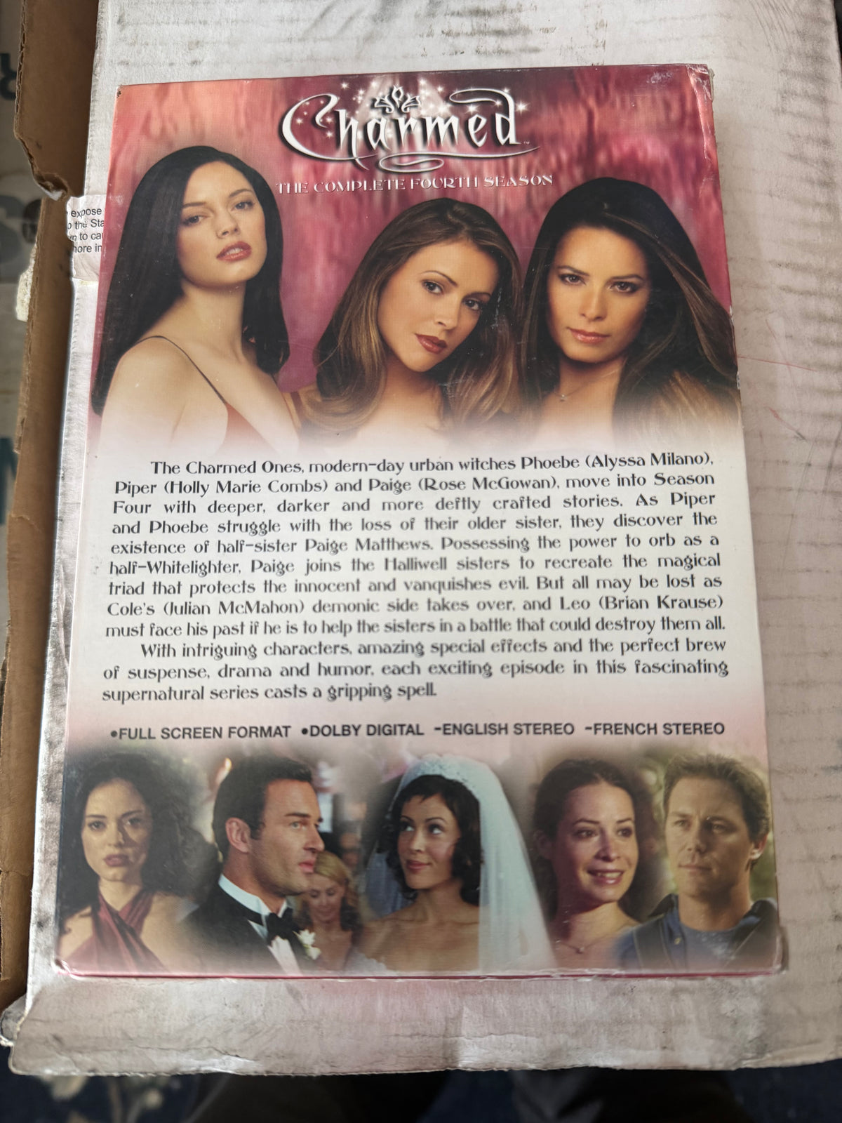 Charmed the complete 4th season used..,