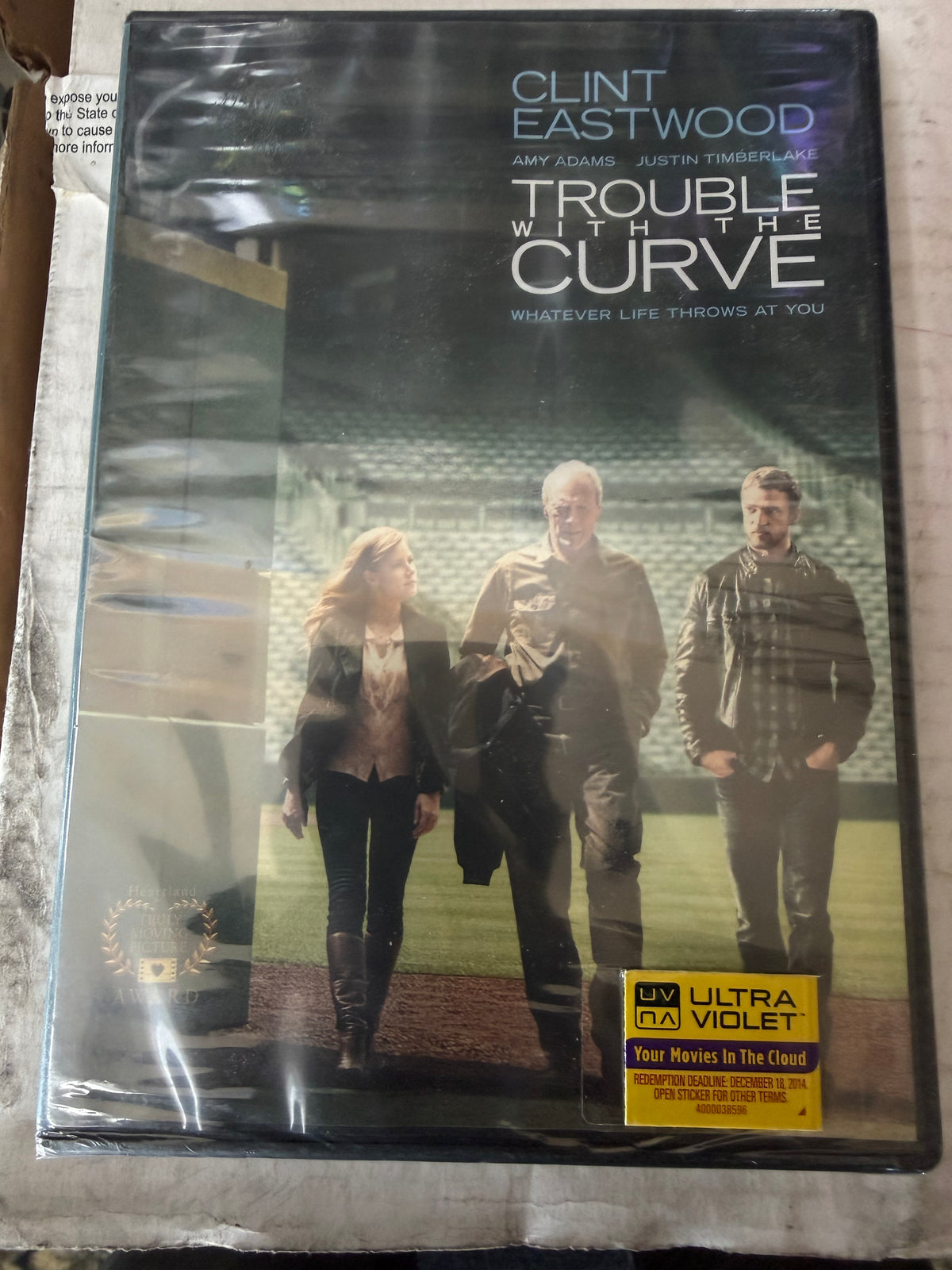 Trouble with the curve DVD with Clint Eastwood rated pg-13 new …
