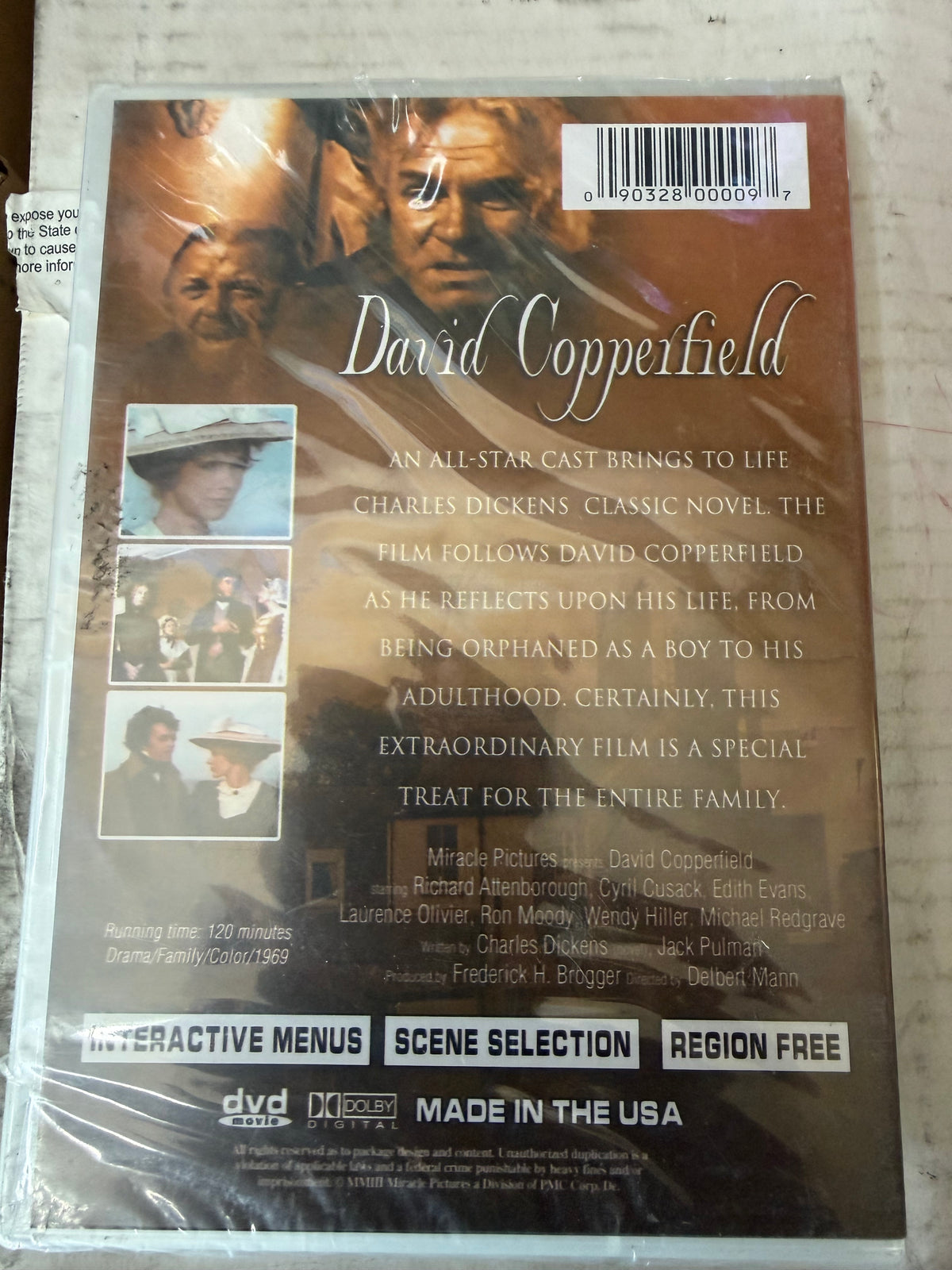 David Copperfield. DVD movie Documentary of Magic new…