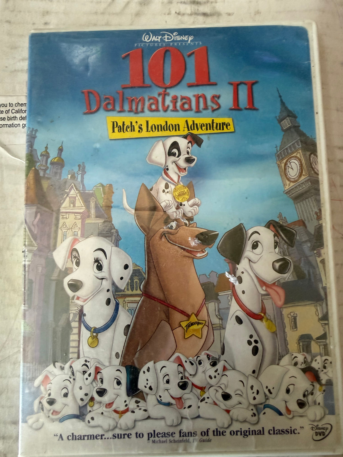 101 Dalmatians 2 patch goes to London animated by Walt Disney used DVD…