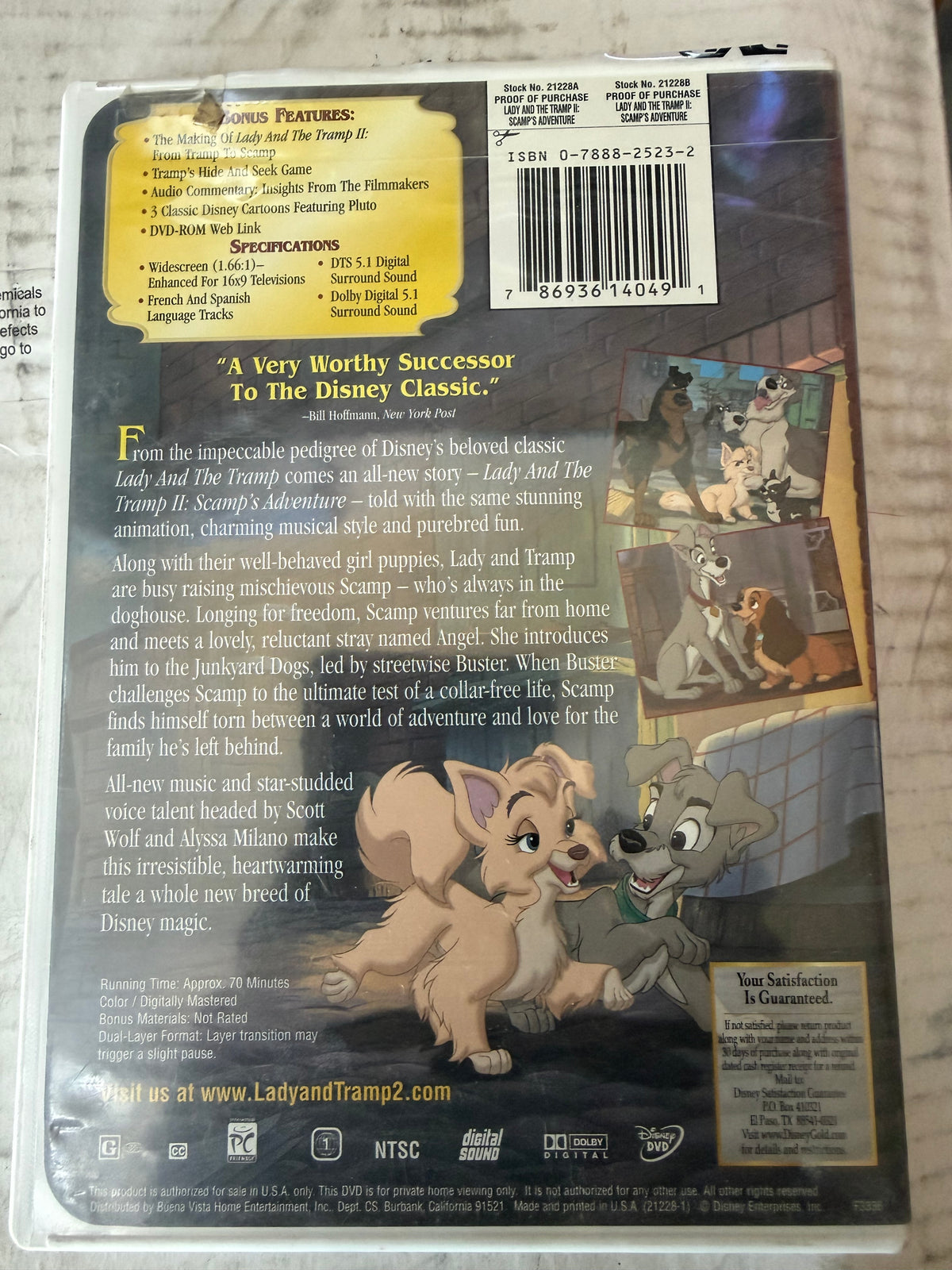 Lady and the Tramp 2 Scamps Adventure animated cartoon used DVD…