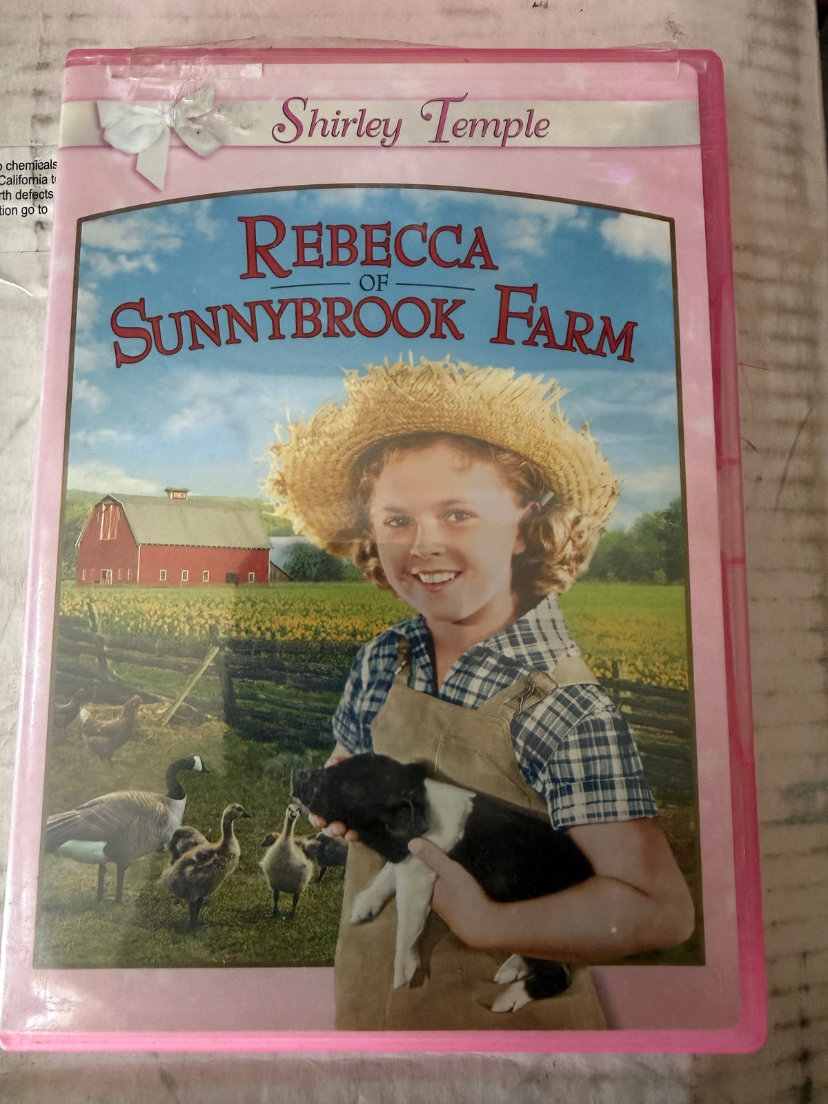 Shirley Temple in Rebecca Sunnybrook Farm rated G used…