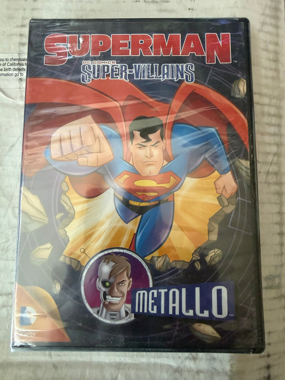 Superman and Supervillains cartoon DVD movie new …
