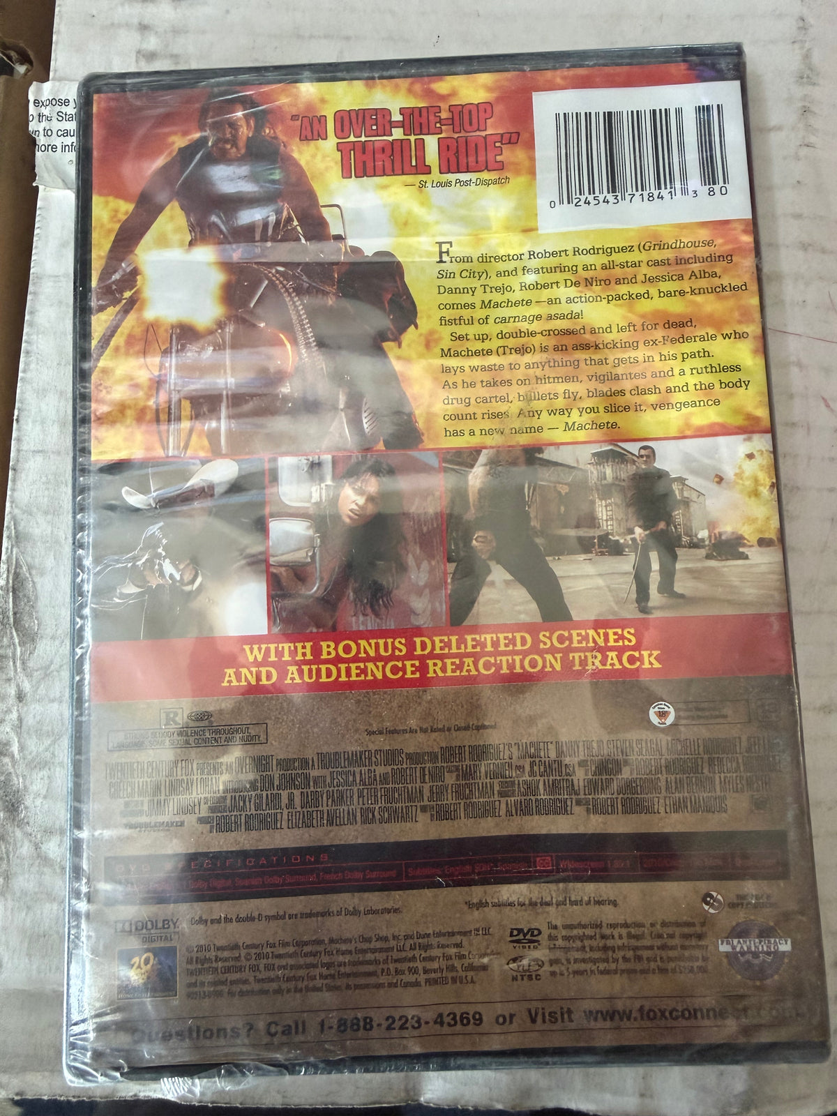Machete DVDs film rated R new …