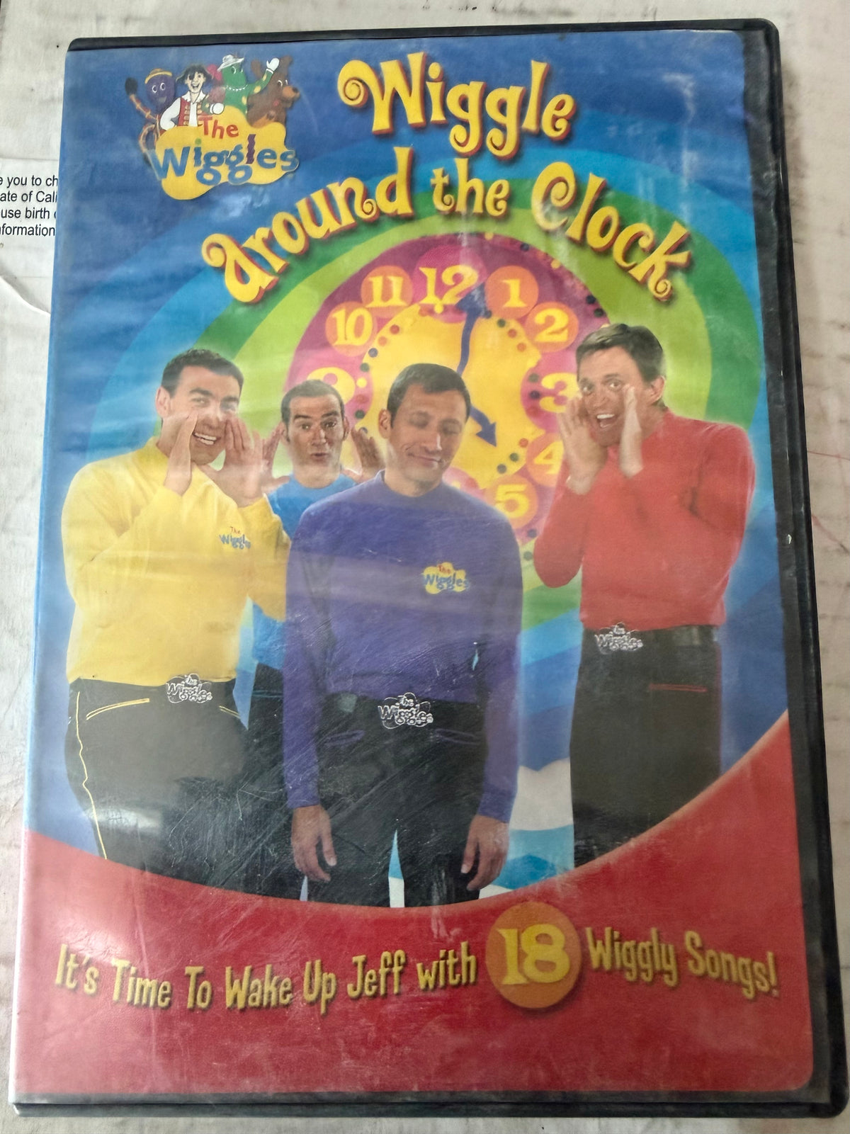 Wiggles around the clock kids show singing and fun time used # 18…