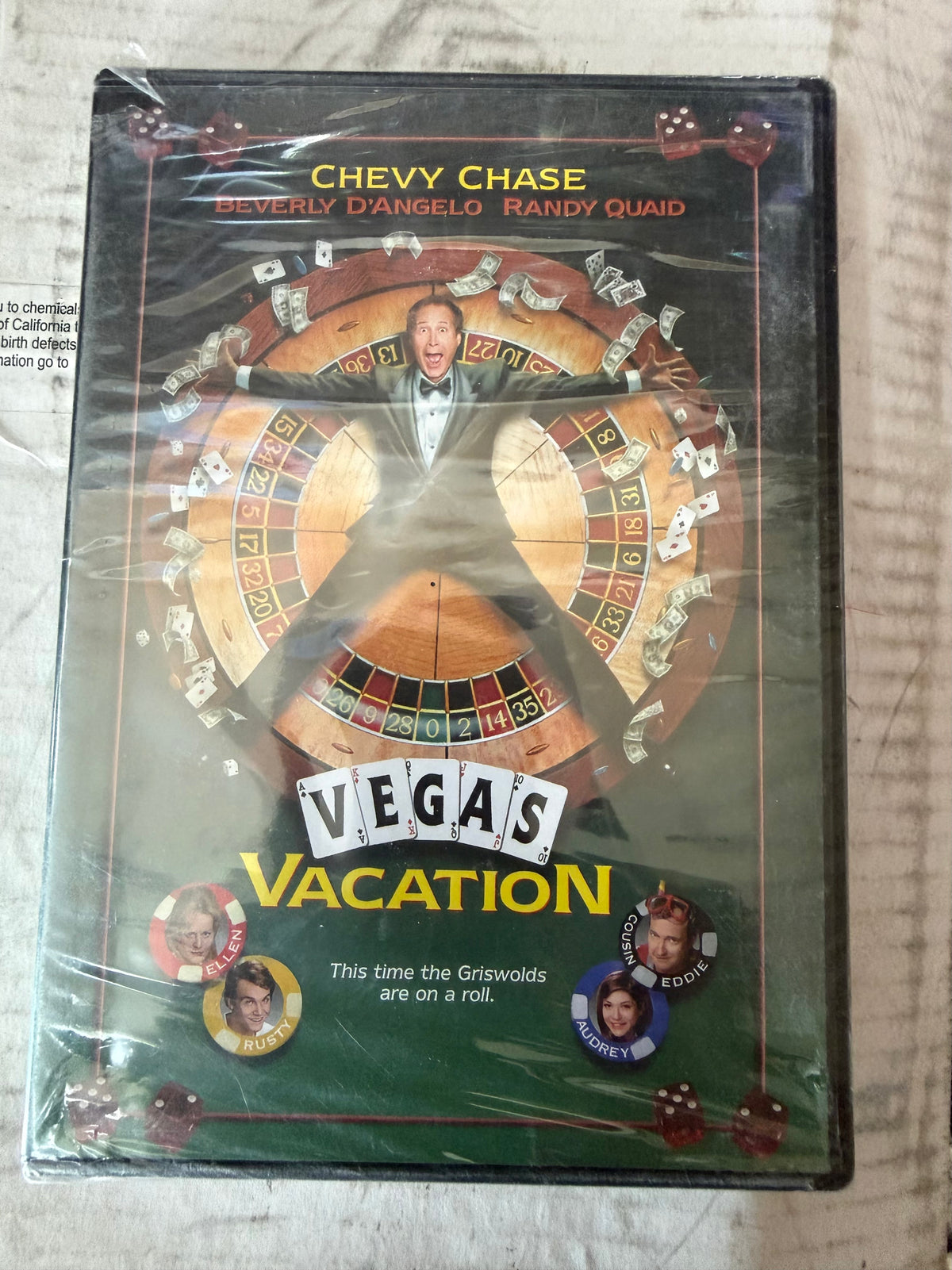 Vegas Vacation dvd movie with Chevy Chase rated pg-13. Comedy new…