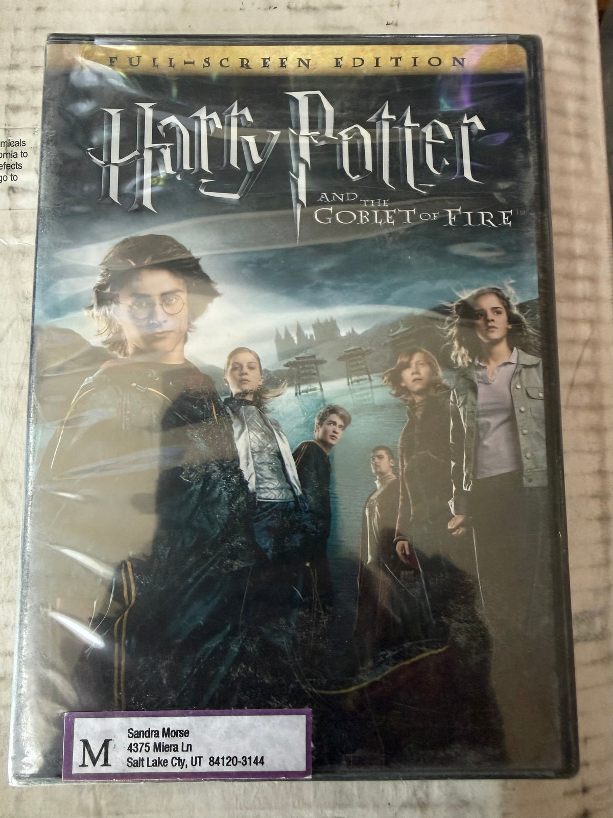 Harry Potter the Goblet of Fire new DVD movie …