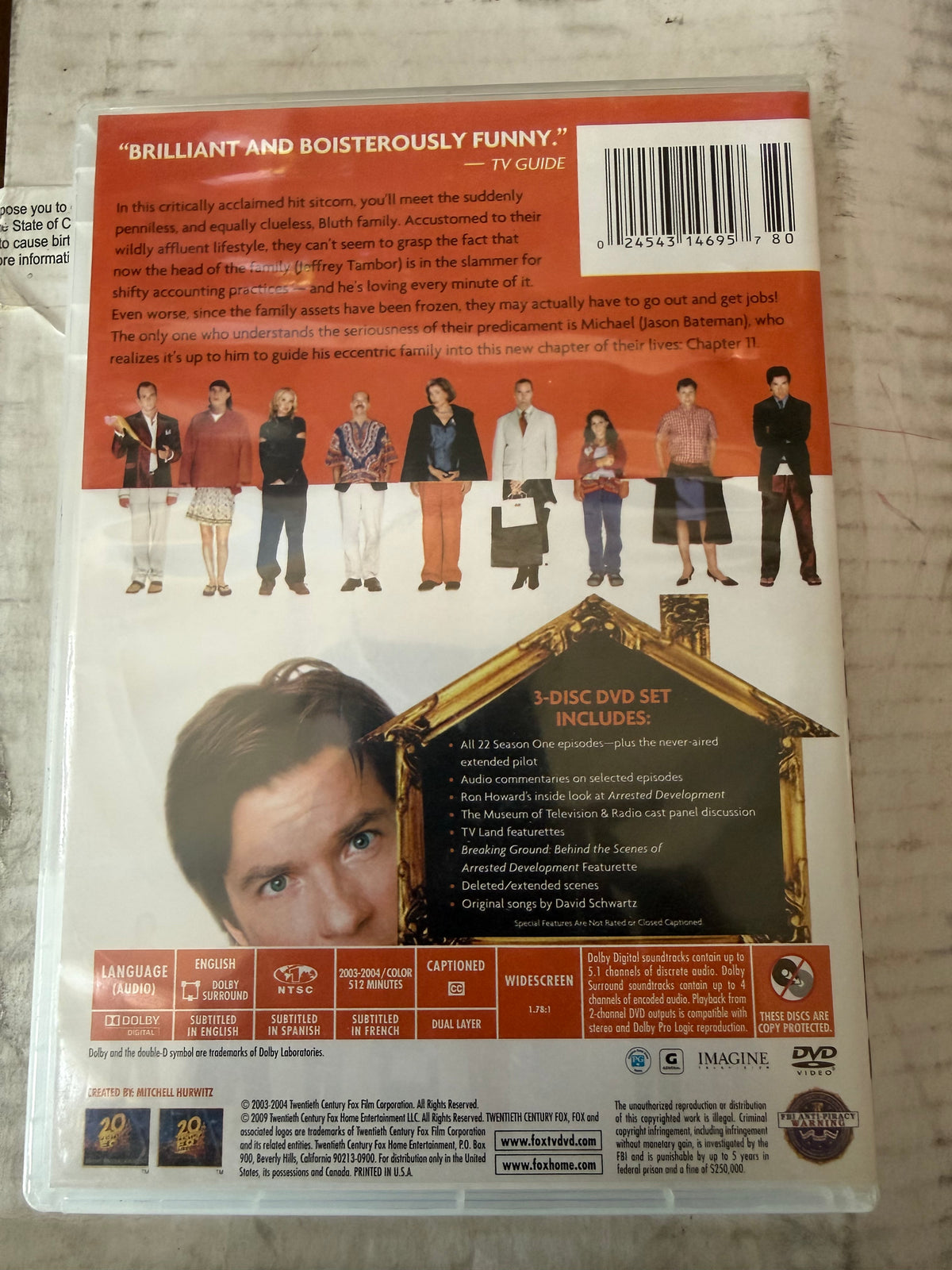 Arrested Development DVD season one all episodes …