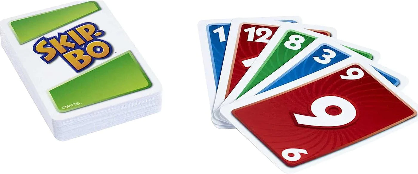 Skip-BO Card Game by Cartes Classic Fun Game, NEW
