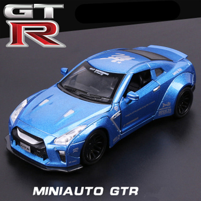NISSAN GTR R34, R35 Car Metal Toy Collectable 1:32 Scale High Quality NEW