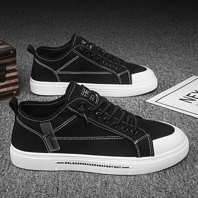 Breathable Canvas Sneakers for Men NEW