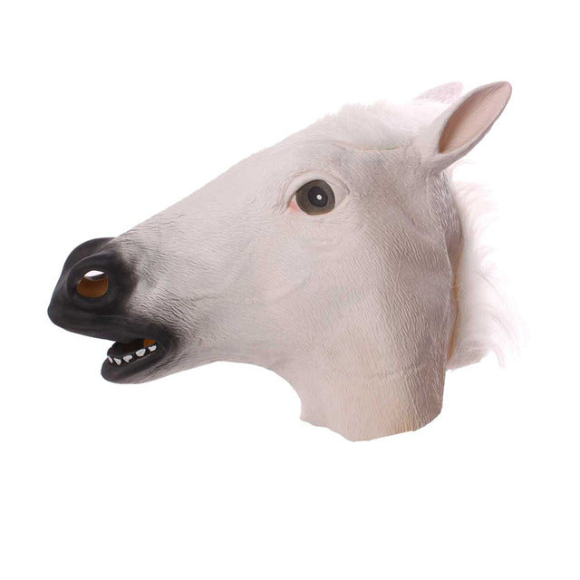 Animal Head Latex Masks: Horse, Monkey, Dog, Unicorn, Sheep, Pokemon, Lizard, Alien Halloween Cosplay NEW