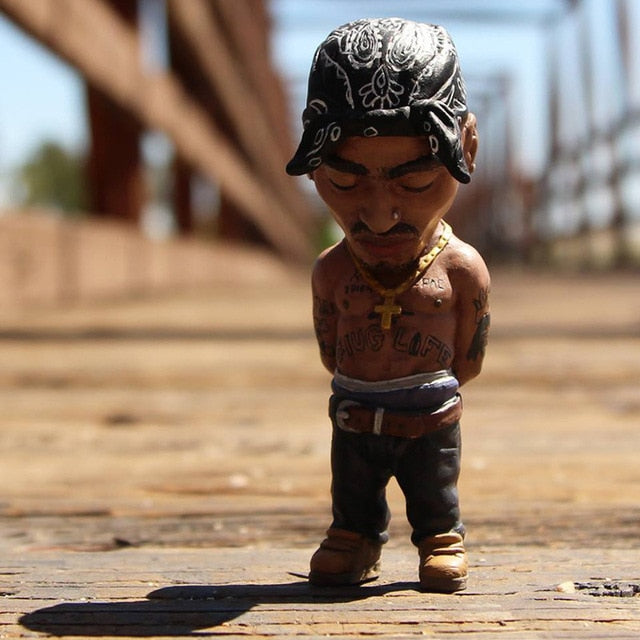 Hip Hop Rapper Resin Art Mini Figurine Home Decor Colletible, NEW