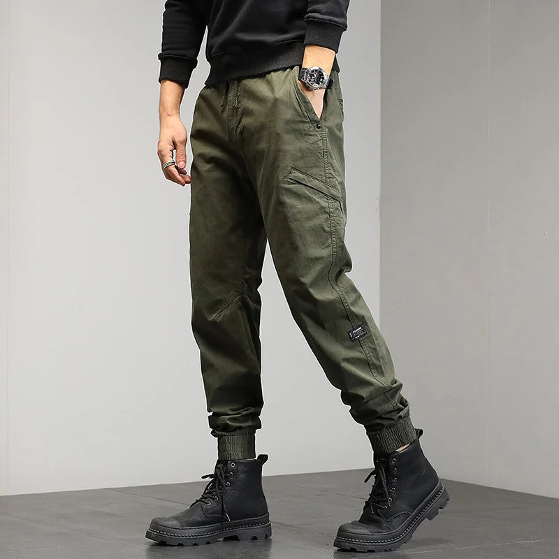 Mens Multi-Pocket Casual Cargo Pants Lightweight Breathable Comfort NEW