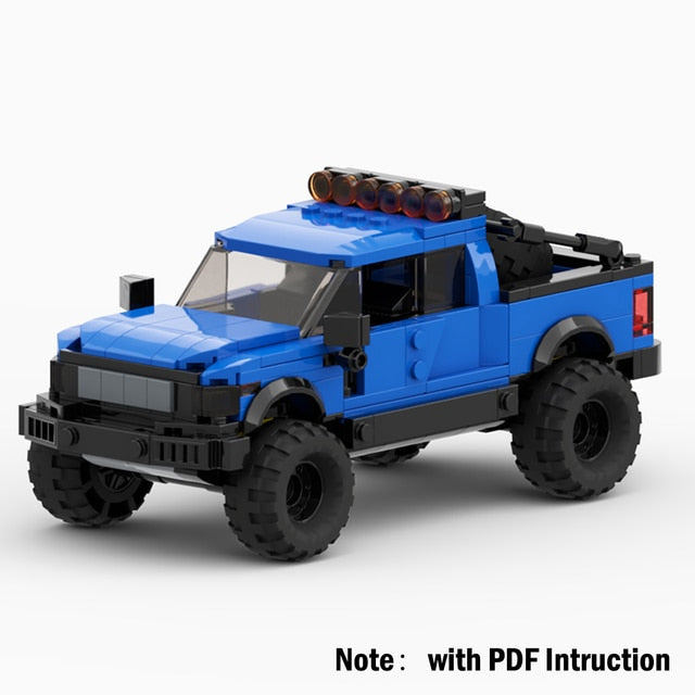 Technical Ford Raptors F-150 Pickup Truck Car Building Blocks 460pcs NEW