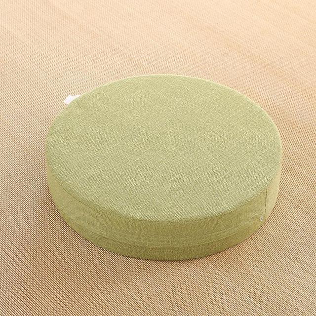 Yoga Meditation Portable Cushion Mat 40X6CM High Quality Foam Removeable Washable Cover NEW