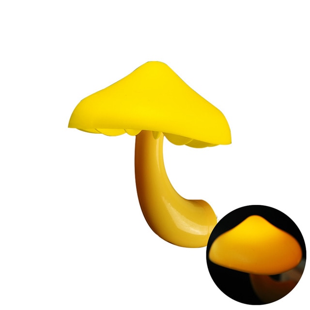 Magic Mushroom Shape Colorful LED Night Lights Lamp Wall Decor, NEW