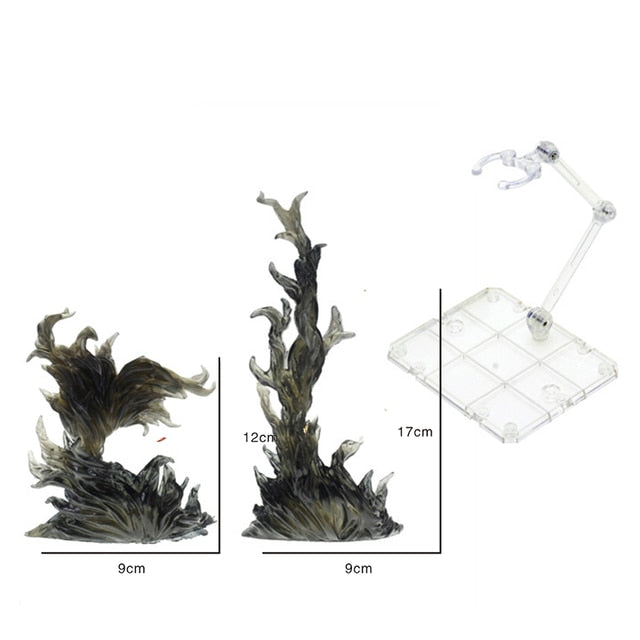 Anime Action Figure Toy Accessories Flame, Fire, Lightning, Water Accents for Figures NEW