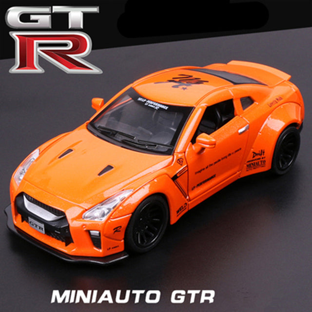 NISSAN GTR R34, R35 Car Metal Toy Collectable 1:32 Scale High Quality NEW