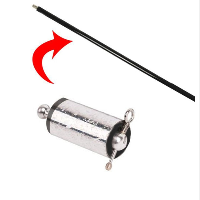 Portable Pocket Magic Steel Wand Spring Switch Lightning Fast Extension NEW