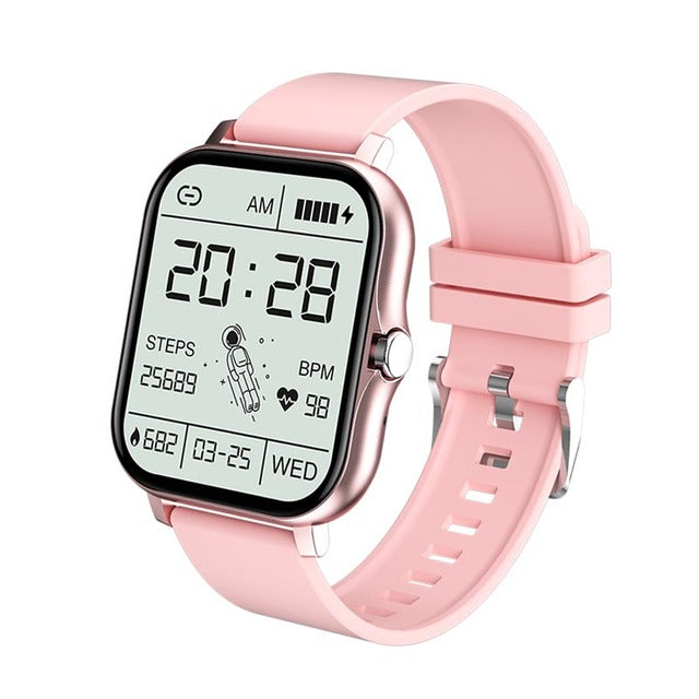 Sleek Fitness Tracker Smart Watch Feature Packed 1.69" Color Touch Screen Bluetooth NEW