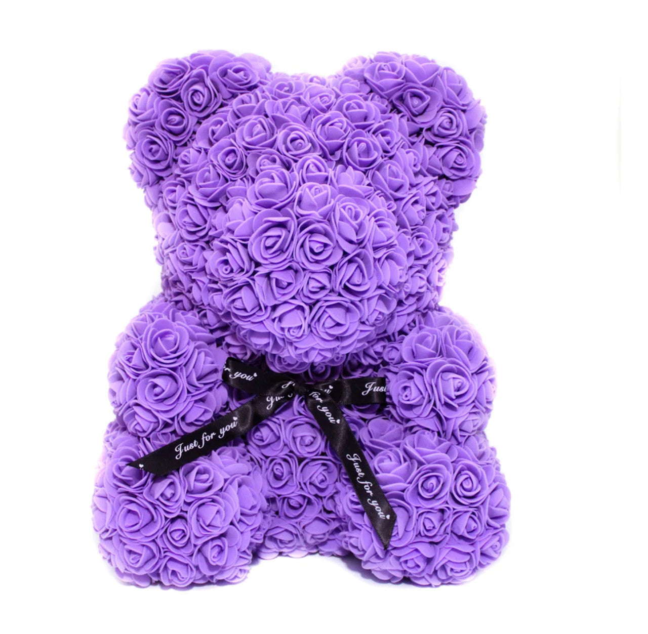Valentines Day Rose Bear Light up Decoration Pink White Red Purple Blue Black
