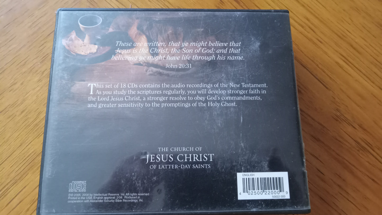 AUDIO BOOK New Testament KJV on CDs Box Set - Replacement Discs (Incomplete, Missing 3 & 11)