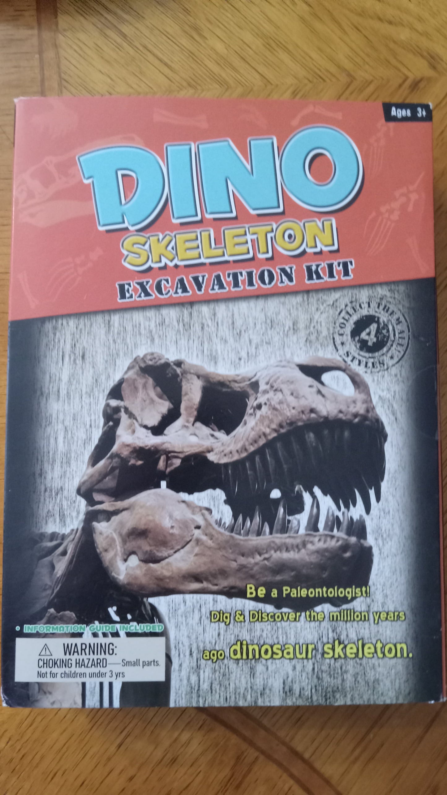EXCAVATION ACTIVITY Dino Dinosaur Skeleton Kit STEM Dig Toy NEW