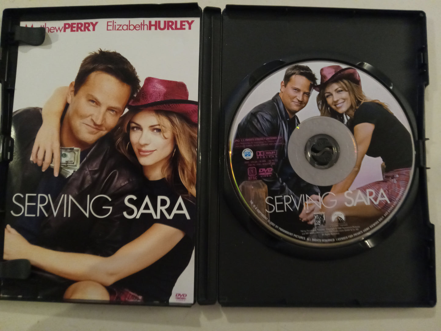 Serving Sara, DVD Movie, Matthew Perry Widescreen/Fullscreen, Rated PG-13, USED