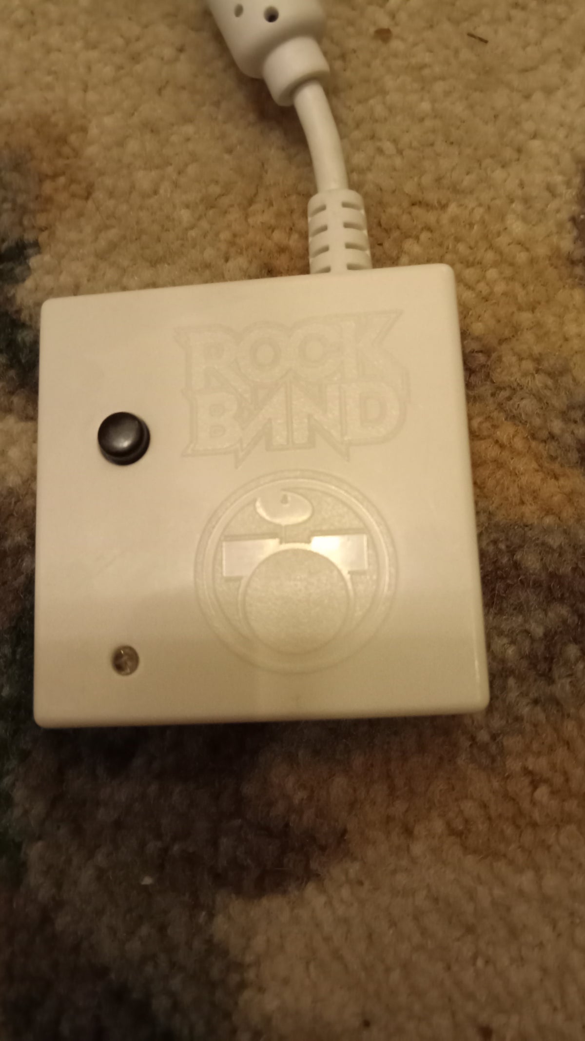 Nintendo Wii Rock Band Accessory Lot - Track Pack Vol 2 Game, Wireless Drum Dongle Receiver & USB Guitar Hub Adapter