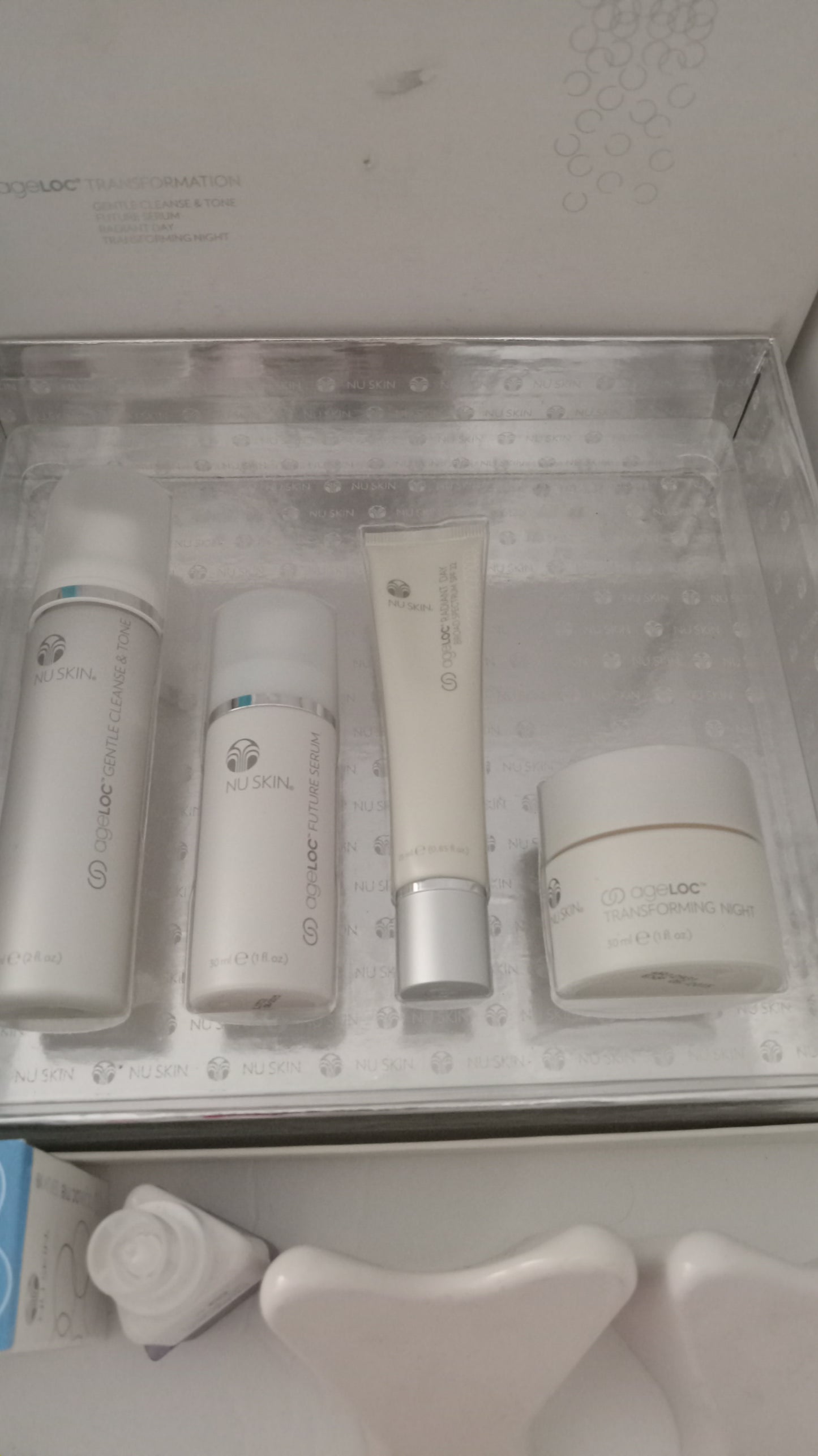 Mega-Lot: Nu Skin AgeLOC Me Smart Skincare System - Device, Calibration Starter Kit, & 30+ Refill Cartridges Bundle NEW