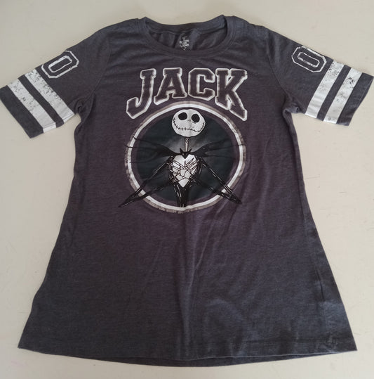 Jack Skellington Nightmare Before Christmas T-Shirt L (11-13) Junior, LIKE NEW