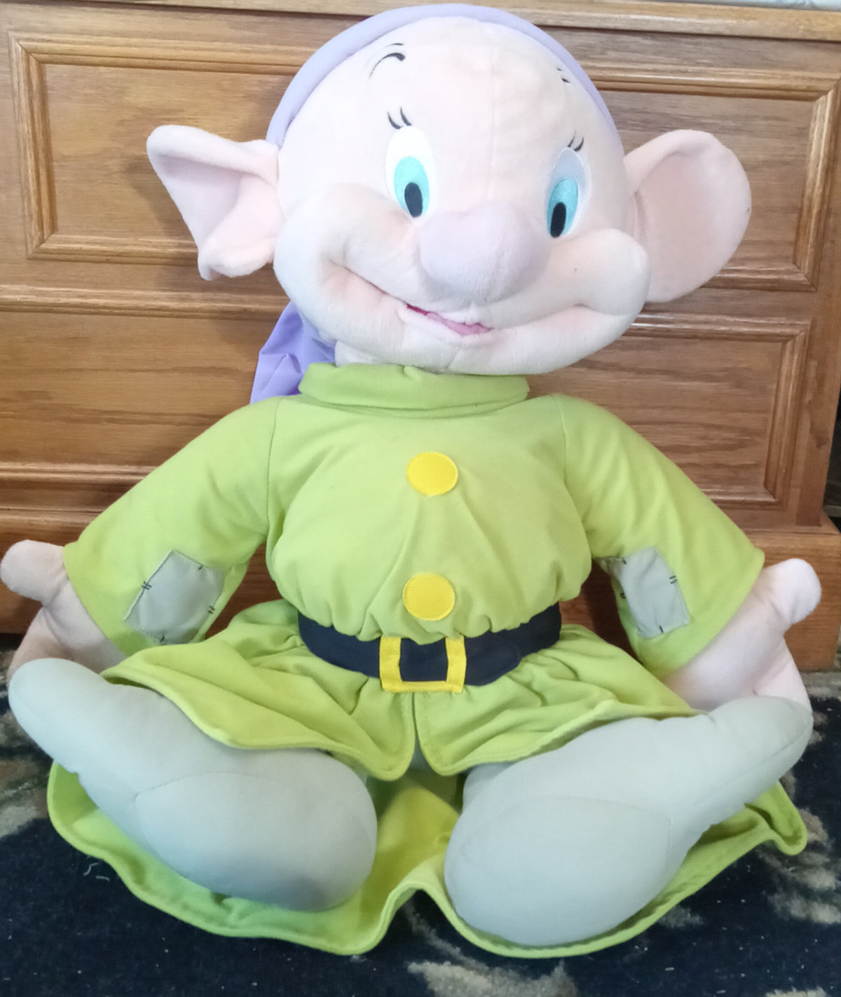 Vintage Disney Dopey Jumbo Plush 29" – Snow White and the Seven Dwarfs Stuffed Toy