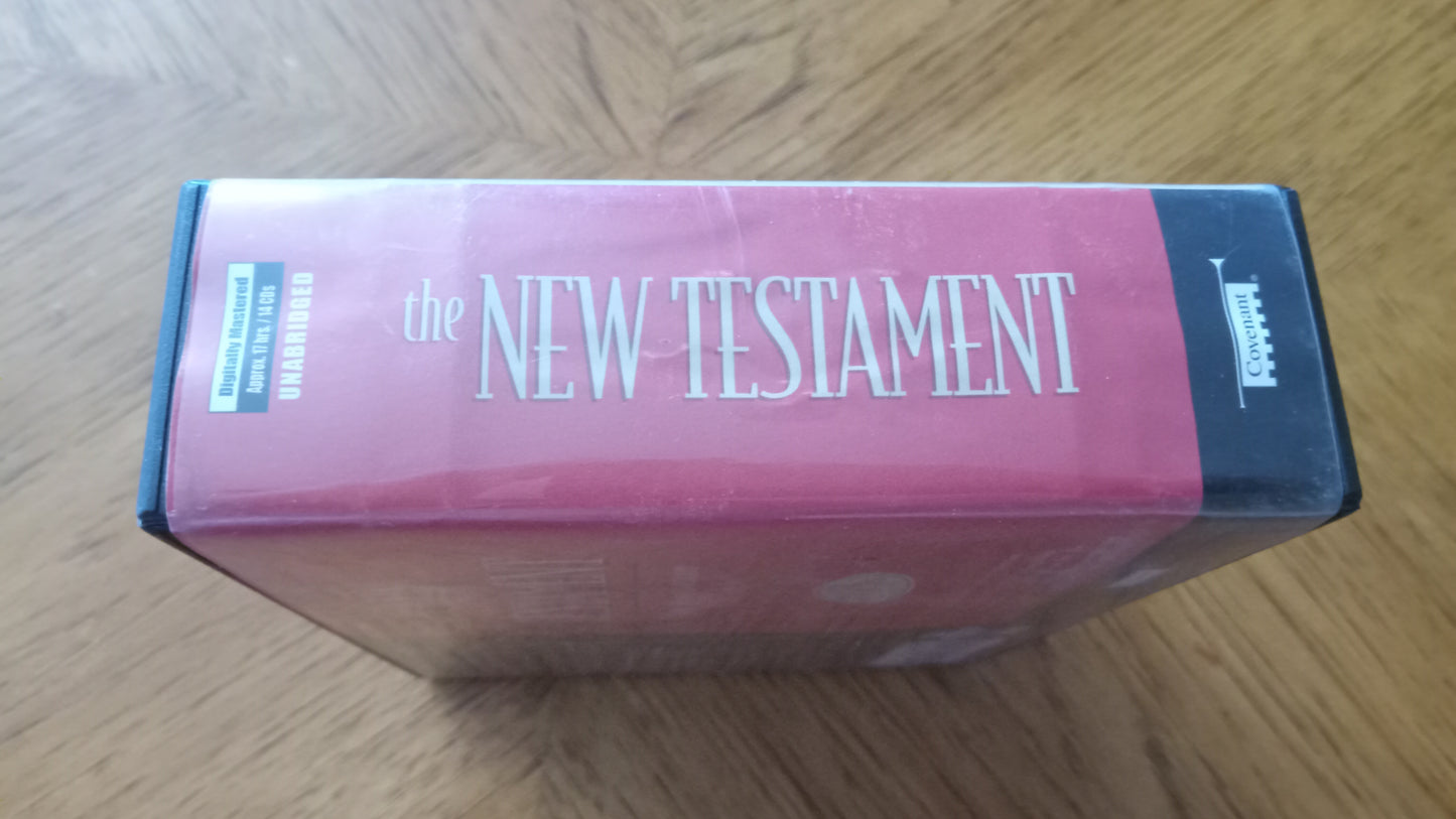 AUDIO BOOK New Testament Bible 14 CDs Box Set Narrated by Rex Campbell USED
