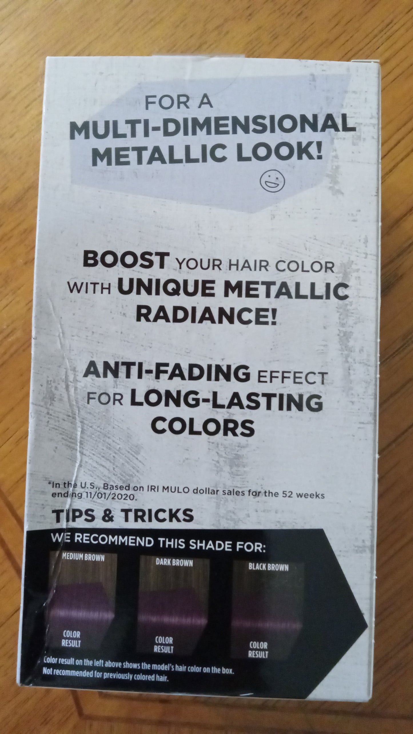 HAIR DYE Schwarzkopf Got2B Metallics Permanent Hair Color, M49 Smoky Violet - NEW