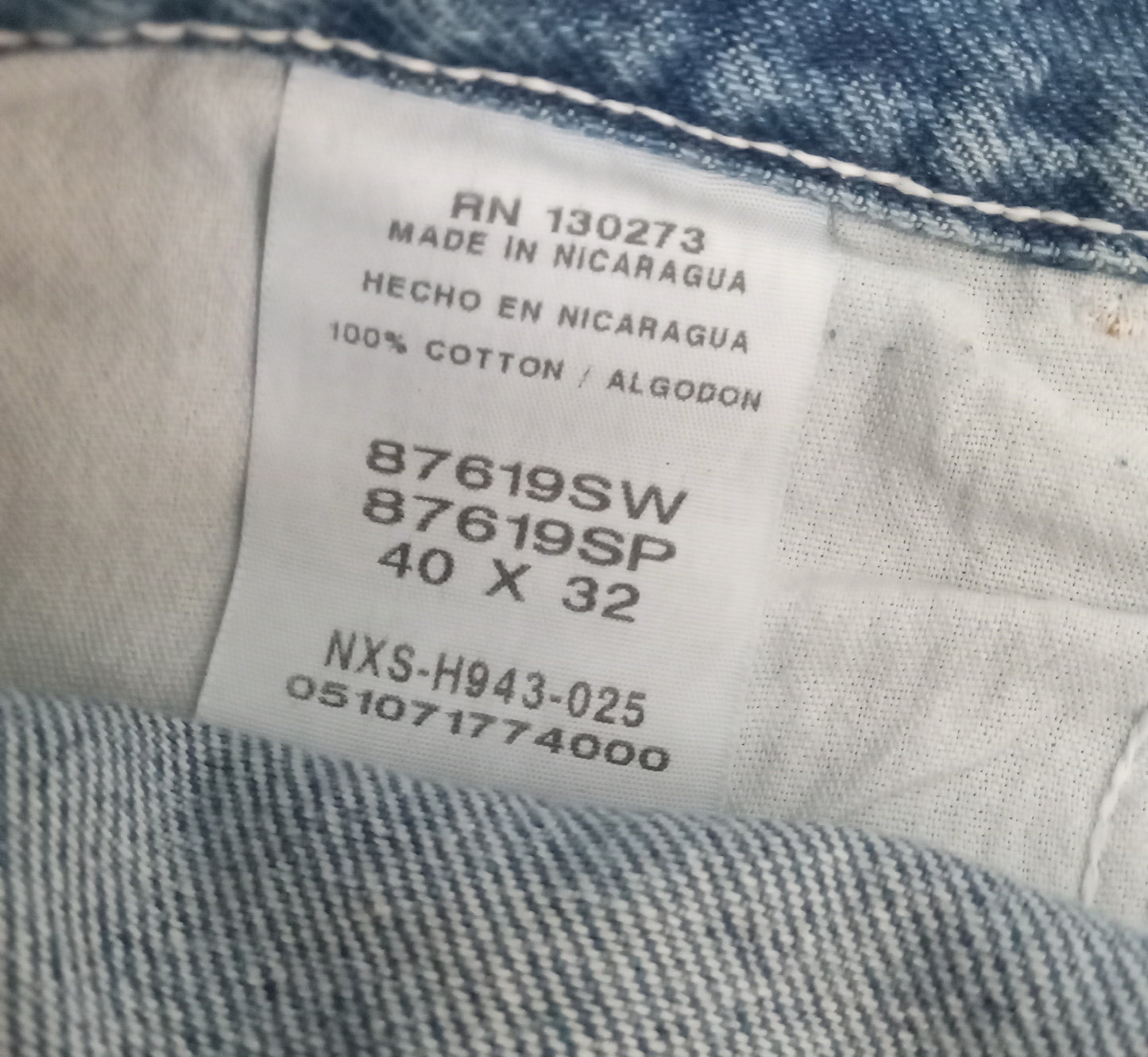 Wrangler Rustler Heavy Duty Jeans Denim Pants Mens XL 40x32, Regular Fit Straight Leg, NEW