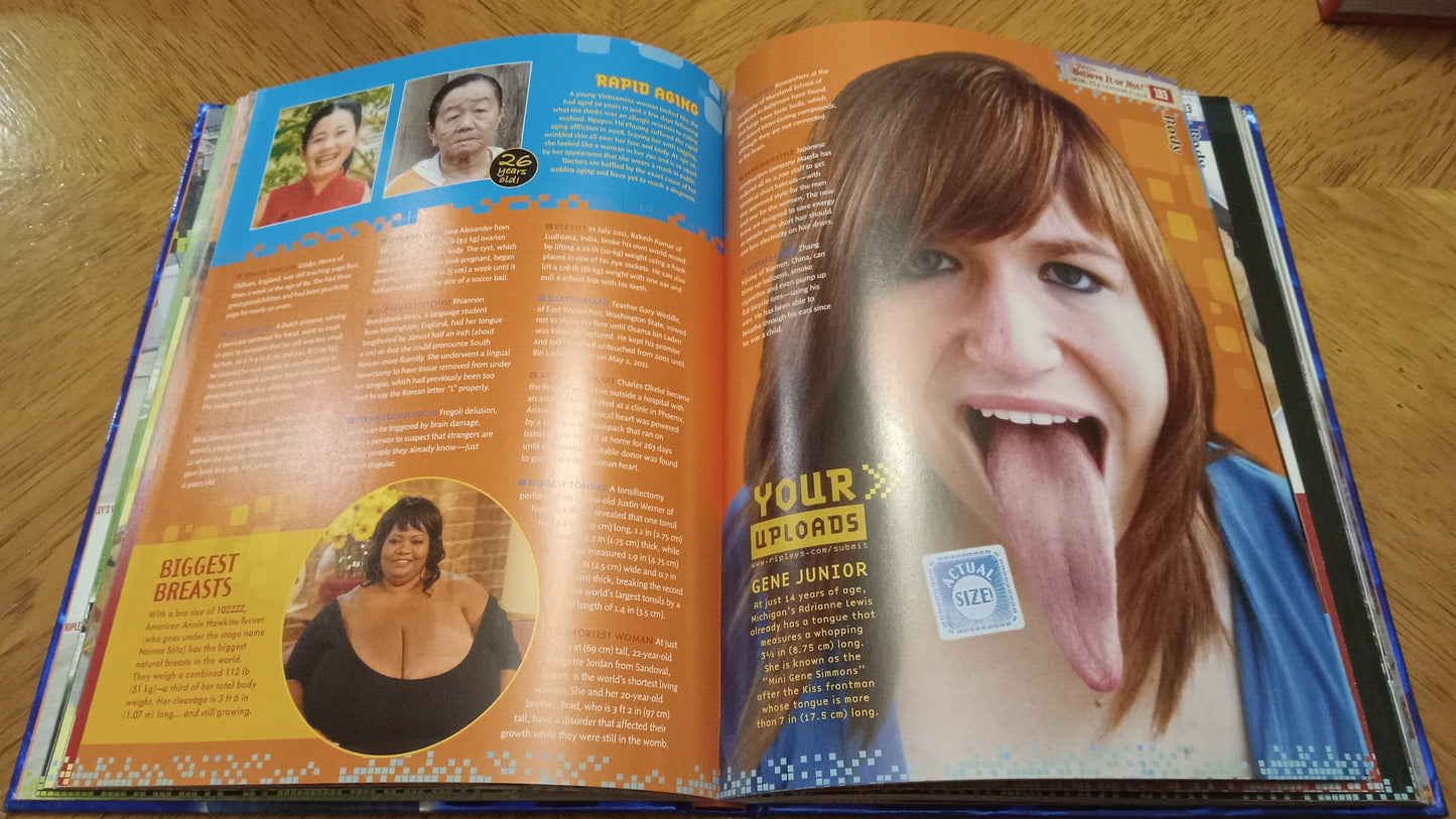 BOOK Ripley's Believe It or Not! Download the Weird (Vol 9) Hardcover USED
