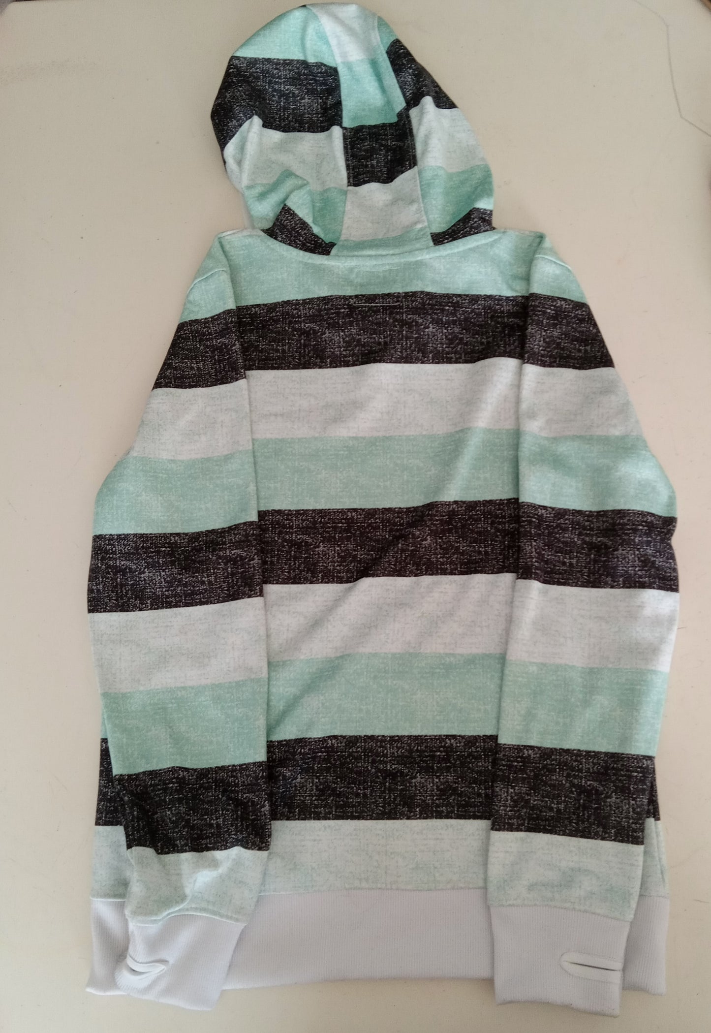 Empyre Empire EM-Tech Large Women's Hoodie Lime Green/Teal/White/Black, USED