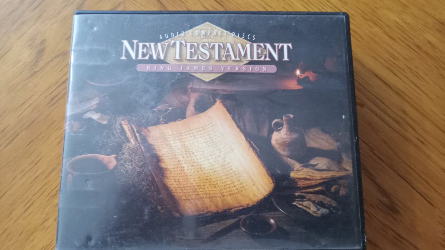 AUDIO BOOK New Testament KJV on CDs Box Set - Replacement Discs (Incomplete, Missing 3 & 11)