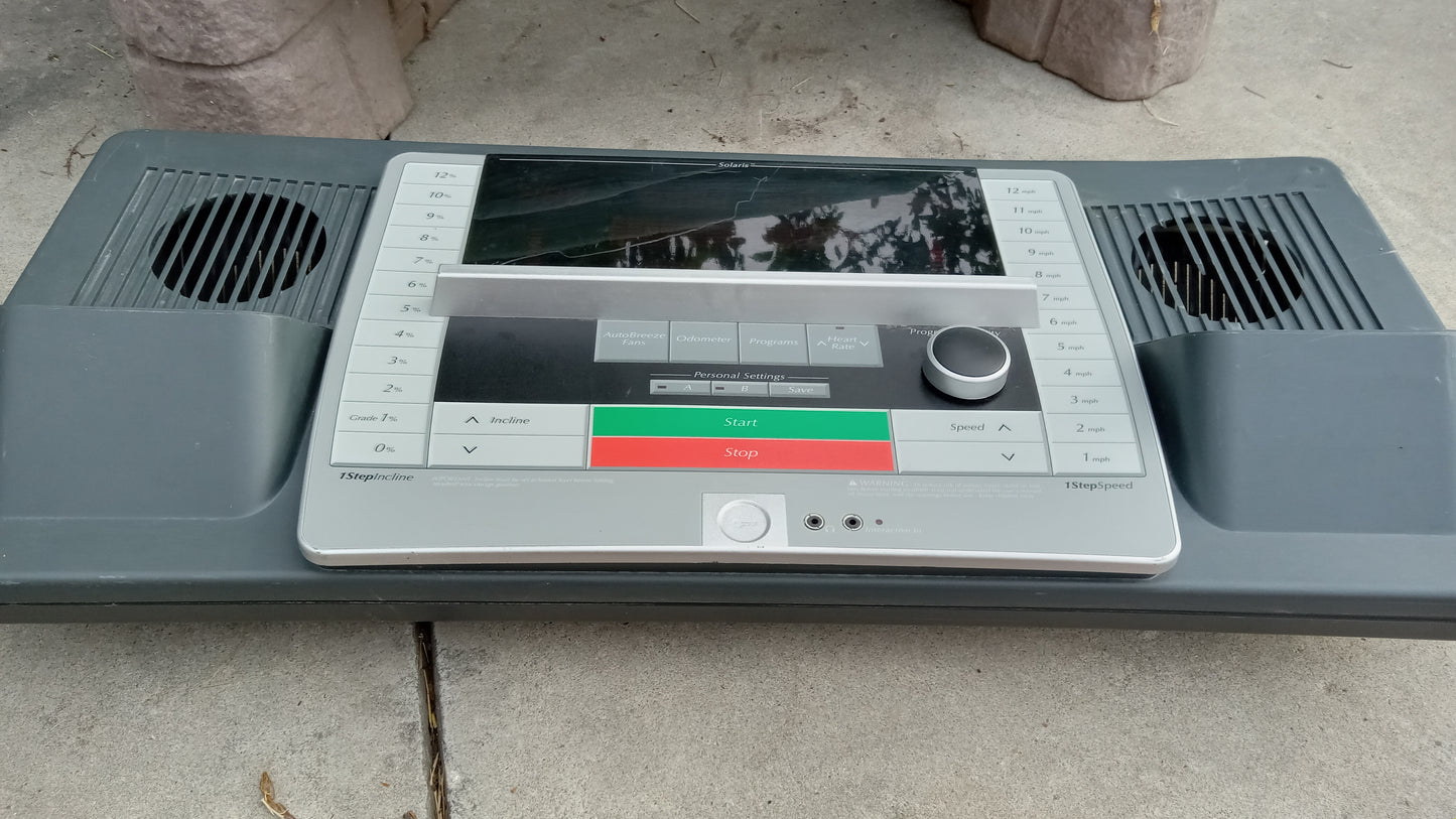 OEM NordicTrack Solaris Treadmill Display Console Panel Controller (Used)