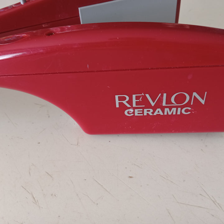 Classic Revlon Ceramic Hair Straightener Red, 2"x3" Pads USED