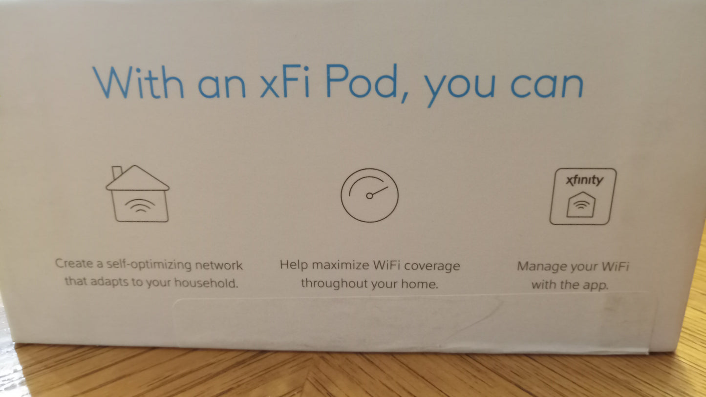 WiFi EXTENDER Xfinity xFi Pod 2nd Generation Mesh Network (1-Pack) XE2-SG NEW