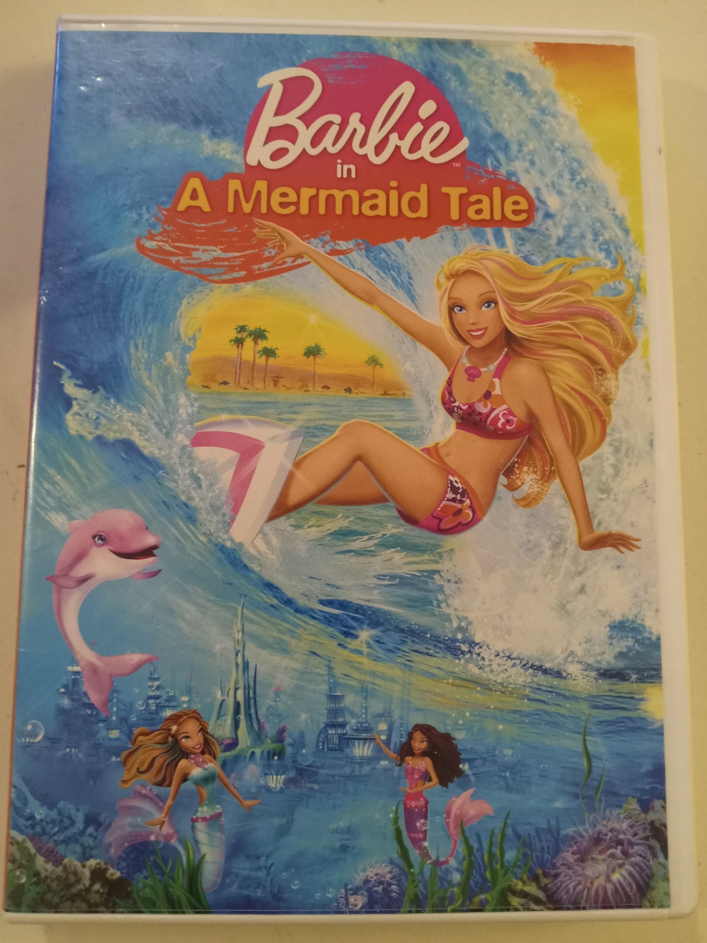 DVD: Barbie in A Mermaid Tale (2010, Widescreen, Not Rated) Universal Animated USED
