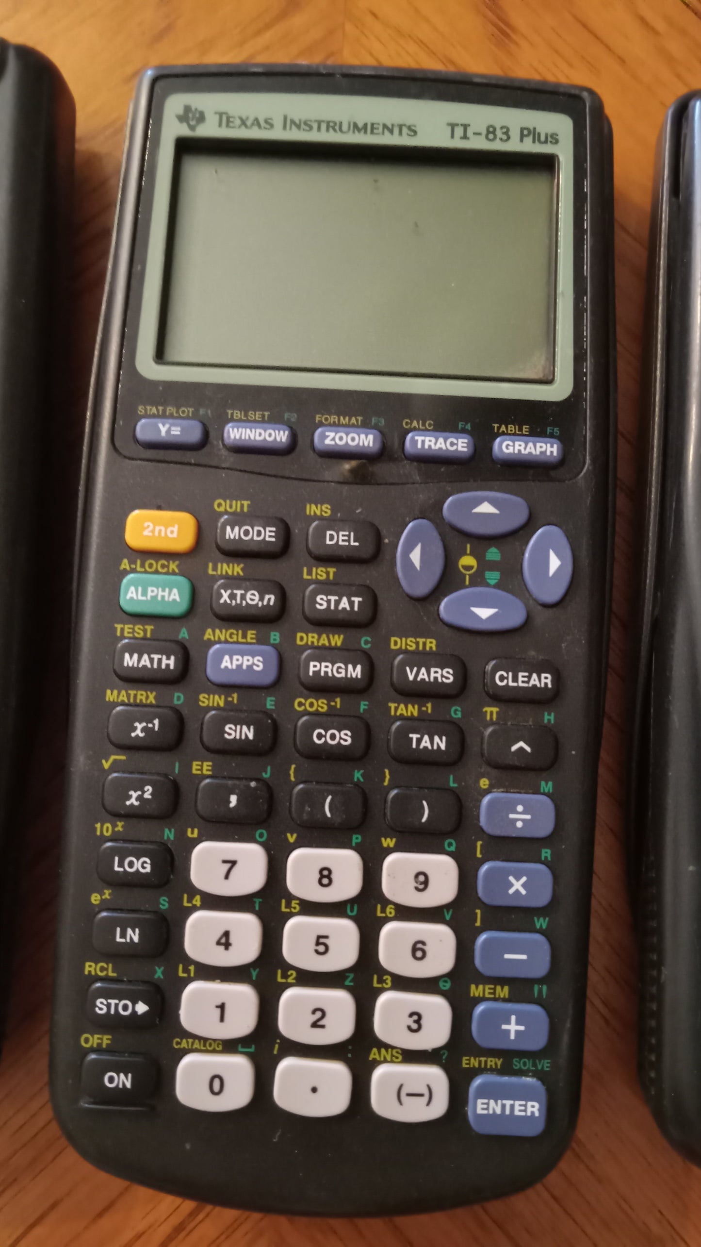 CALCULATOR Texas Instruments TI-83 Plus Graphing w/Slide Cover USED