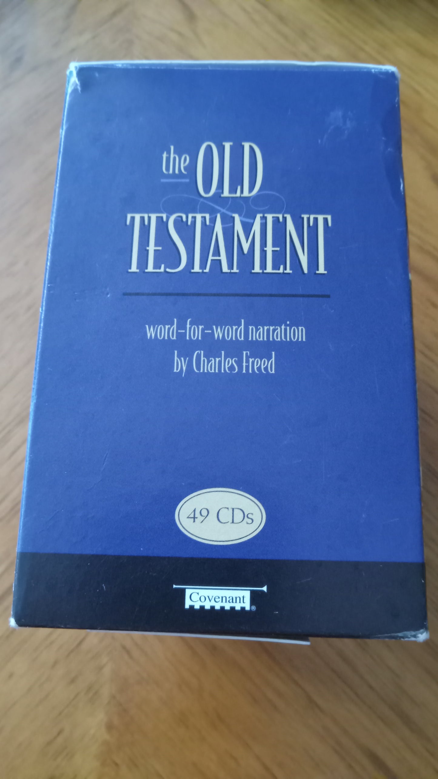 AUDIO BOOK Old Testament Word-for-Word Bible 49 CDs Box Set Narrated by Charles Freed KJV