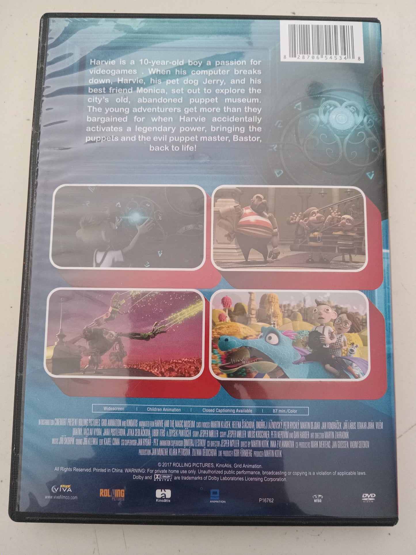 Harvie And The Magic Museum DVD Movie, Widescreen, Not Rated, USED