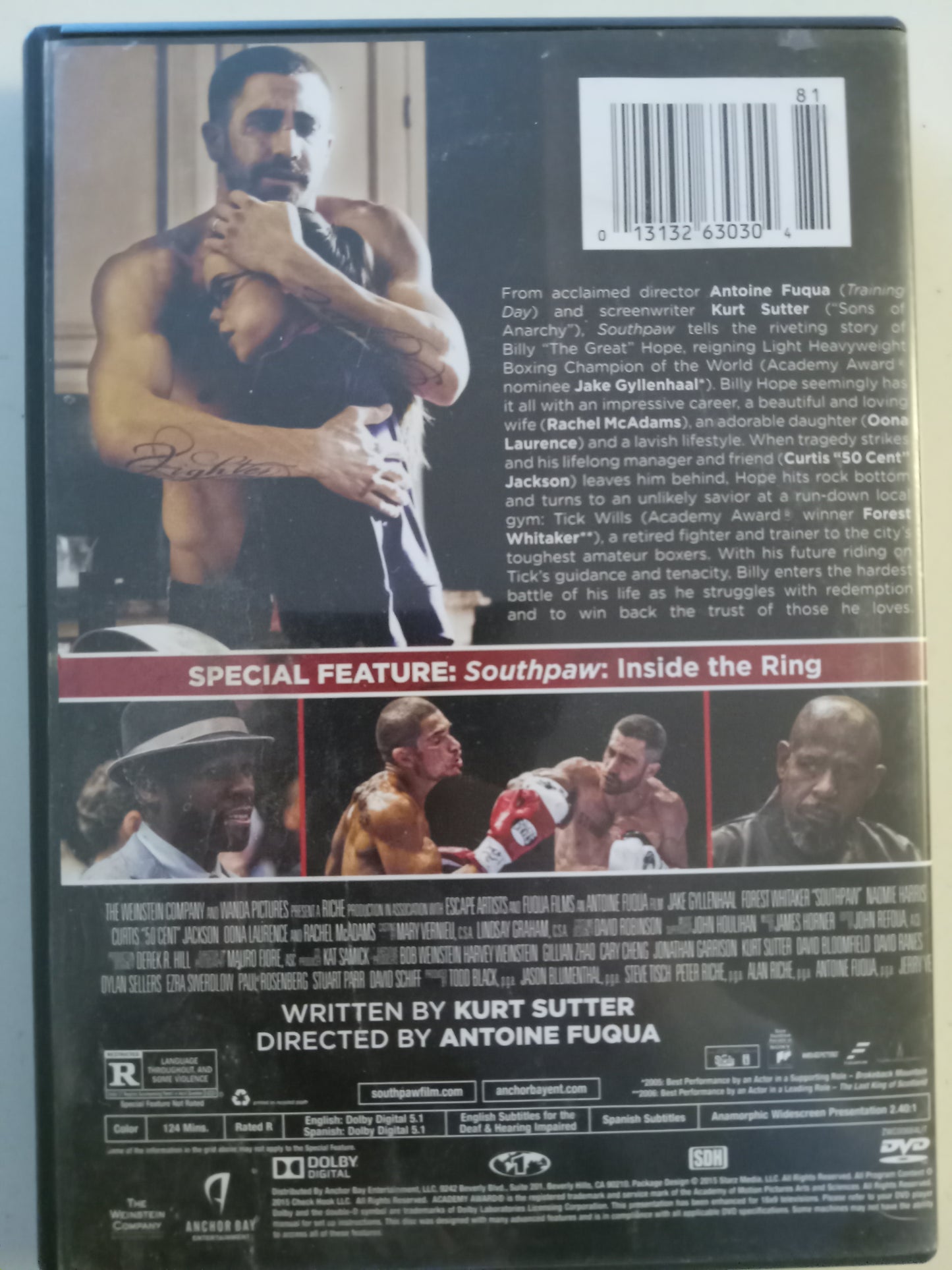 DVD: SouthPaw (2005, Widescreen, Rated R) Rachel McAdams USED
