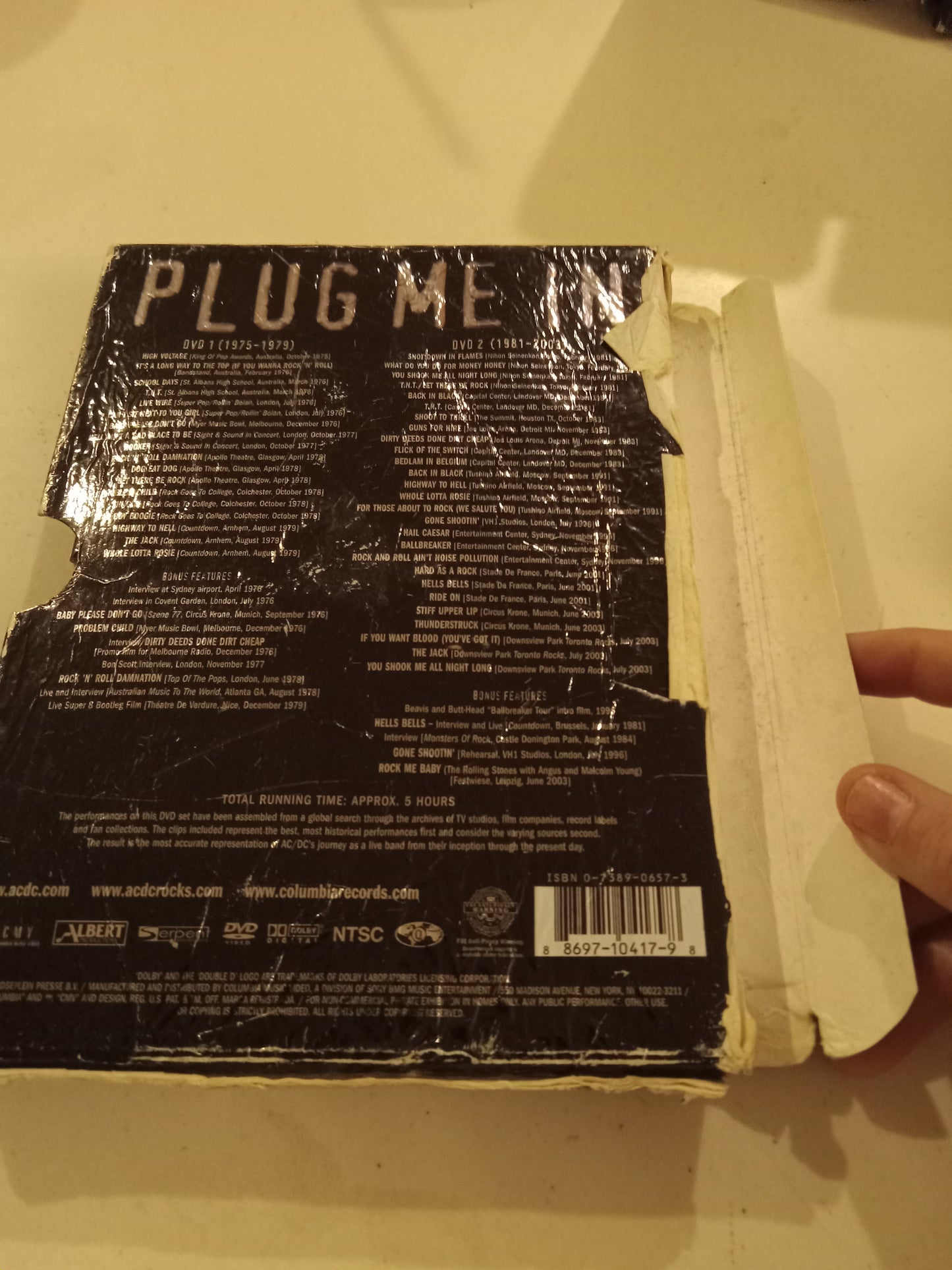 DVD: AC/DC Plug Me In (1975, Fullscreen, Not Rated) Live Performances Rock Band USED